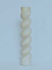Kerzenhalter gedreht aus Speckstein (H ± 20 cm)